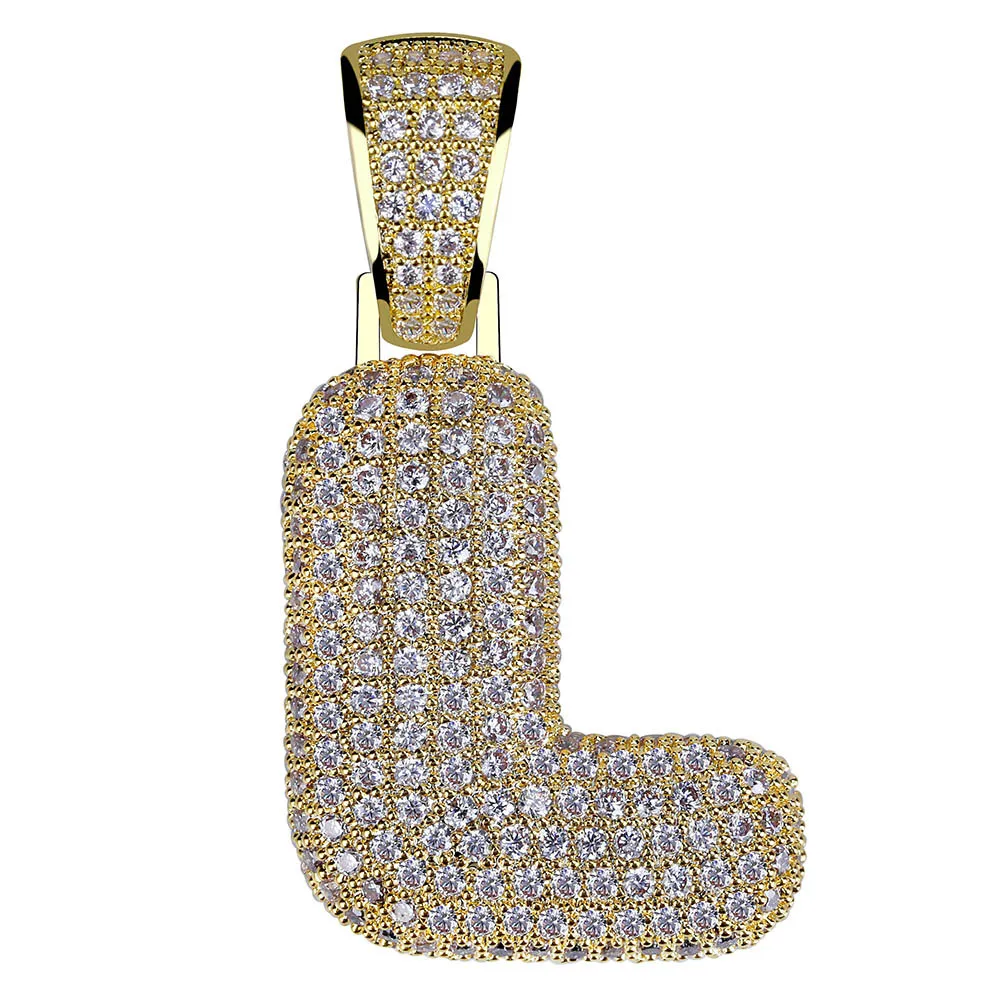 Gioielli Hip Hop da uomo, moda, collana con ciondolo a forma di lettera ghiacciata, lettere iniziali in oro, collane per uomo_voghion.com
