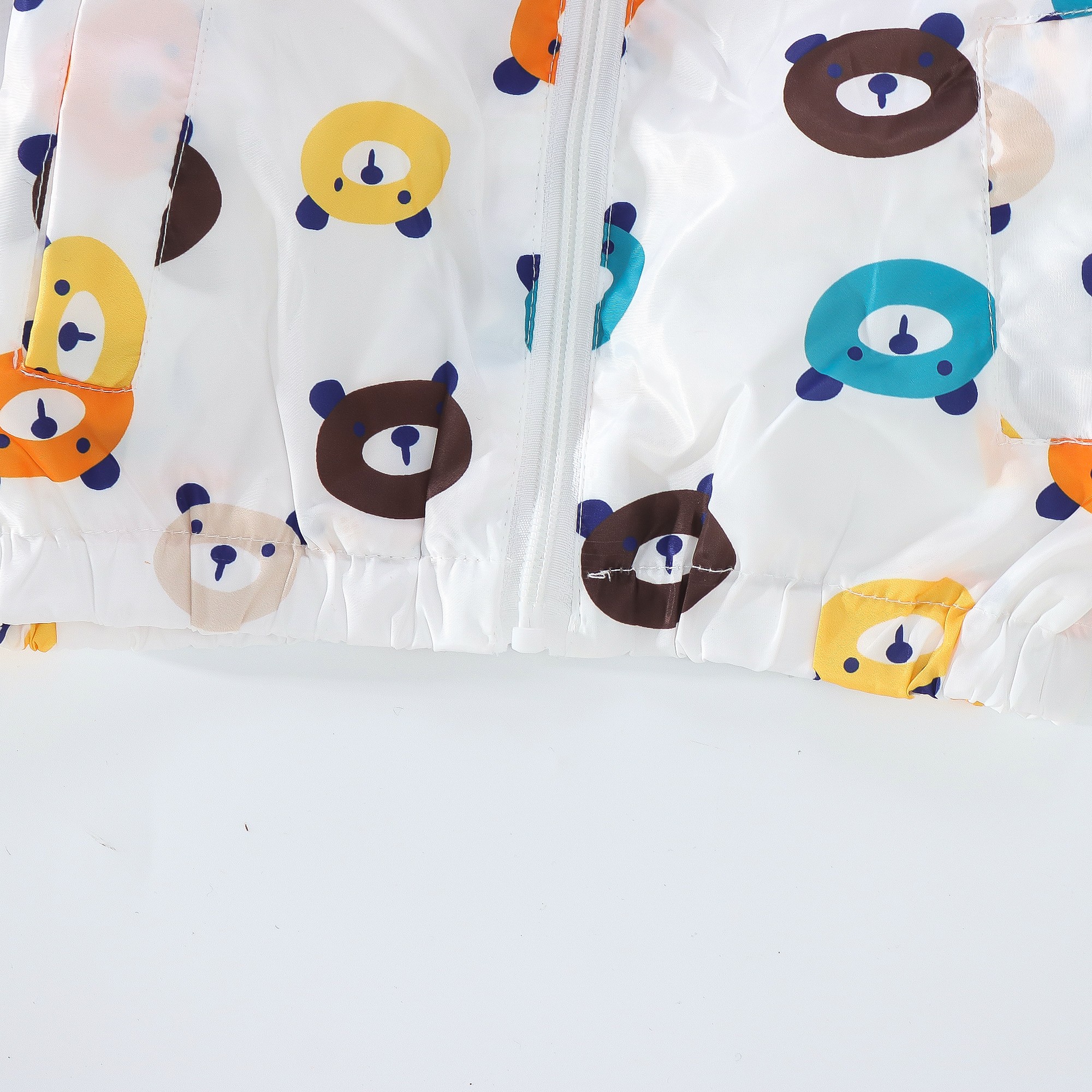 Baby Boy Jacket Teddy Bear Printed Hooded Jacket Cute Children Coat_voghion.com
