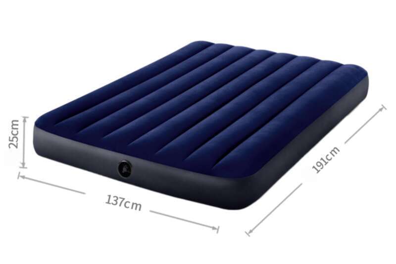 Adecuado para acampar al aire libre y descansar en casa: el colchón inflable plegable es súper fácil de usar._voghion.com