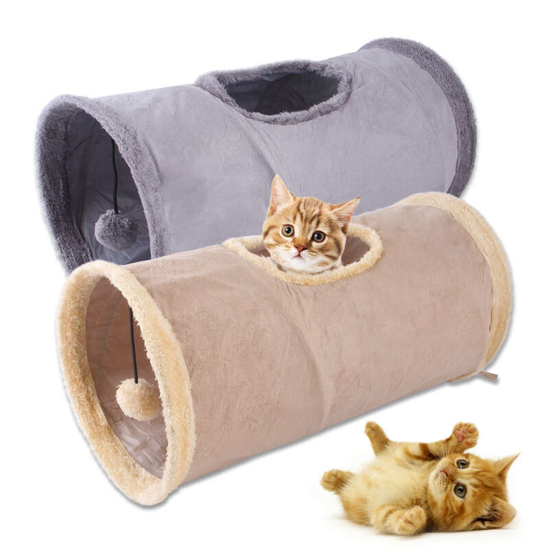 Set de jucării pentru pisici, model Suede Channel Teaser Stick, clopoțel interactiv, minge, jucărie pentru pisici, consumabile pentru pisici_voghion.com