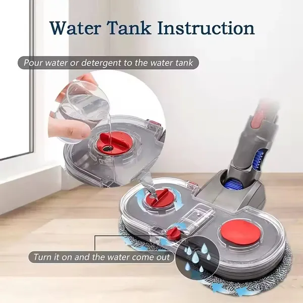 Elektrischer Wischaufsatz Mit Wassertank Für Staubsauger_voghion.com