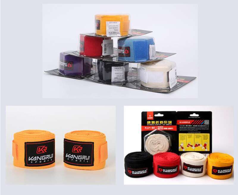 Augstas elastības vilnas materiāls! 3 metru un 5 metru boksa saites, pilnībā saderīgas ar cīņas, fitnesa, Muay Thai un Sanda sporta veidiem._voghion.com