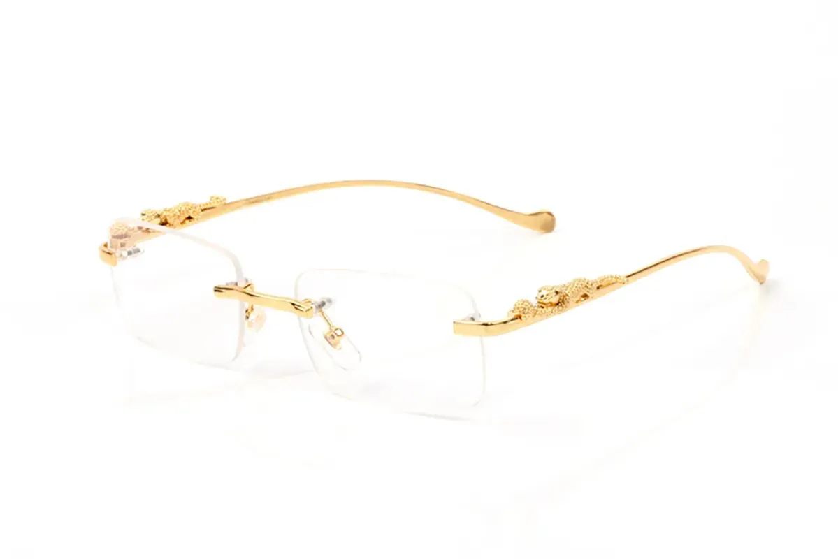Gafas de sol Carti, diseñador para hombre y mujer, modernas, doradas, plateadas, con montura de leopardo, gafas de sol con diseño de pantera, de metal compuesto_voghion.com