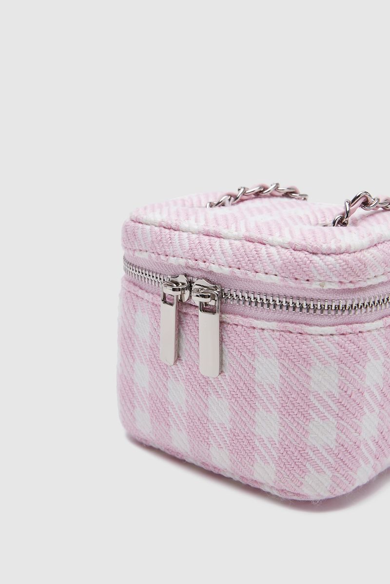 UR Fashion Damentasche 2023 Neue karierte Boxtasche Kleine frische süße Stilkette Umhängetasche Mini Kosmetiktasche_voghion.com