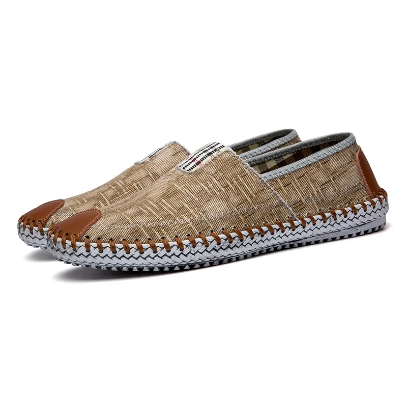 Pantofi sport casual pentru bărbați, pantofi sport cu toc înalt, respirabili, din denim, pentru bărbați, stil pescar, design de brand, espadrile, pantofi sport_voghion.com