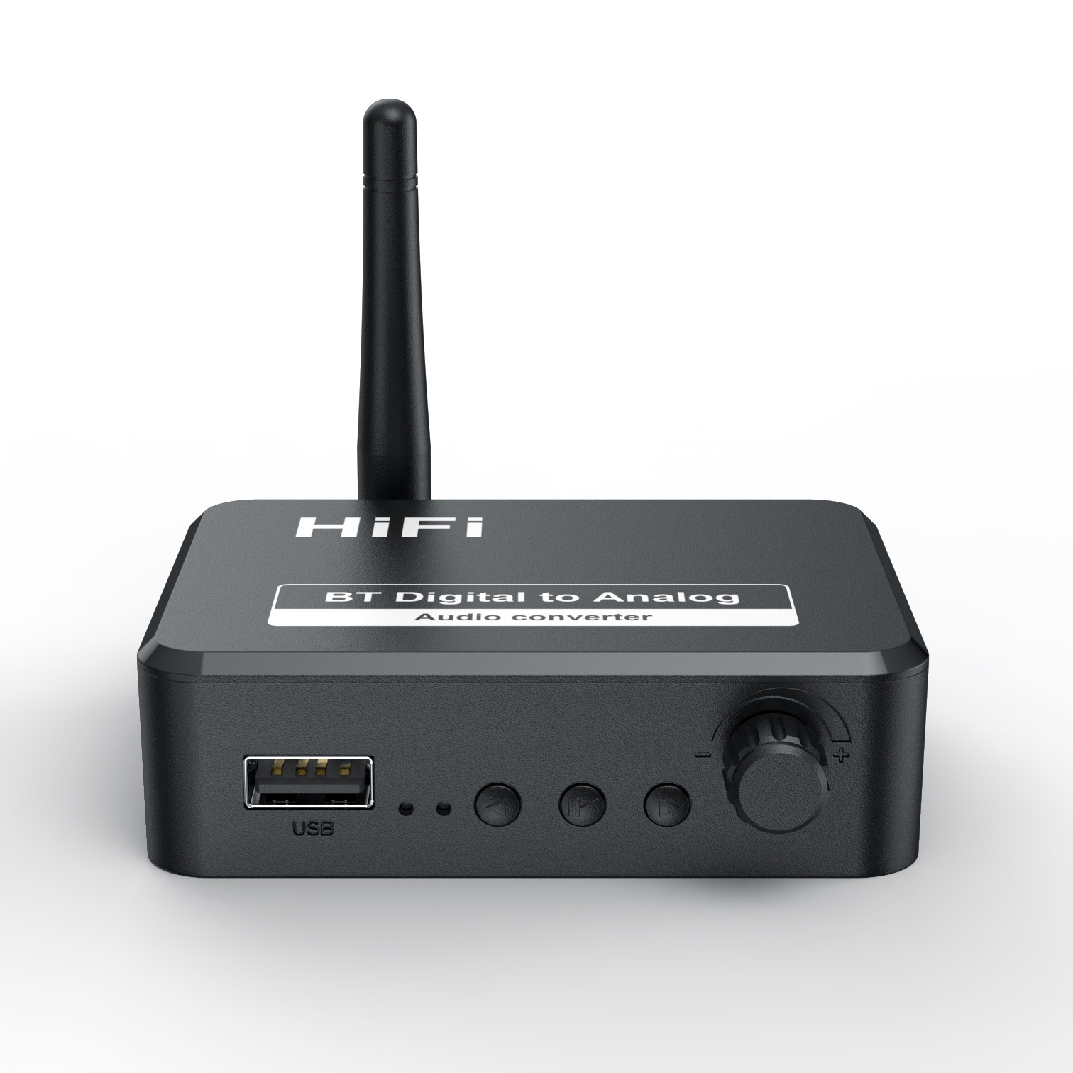 Bluetooth 5.0-mottagare U-disk digital till analog ljudomvandlare SPDIF optisk fiber till 3,5 mm AUX 2 RCA bilmonteringssats förstärkare högtalare_voghion.com