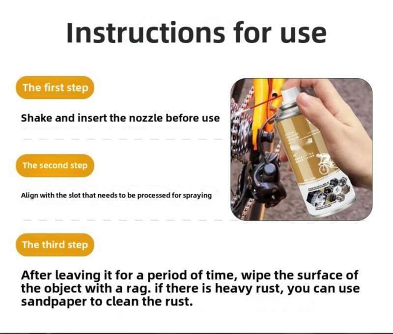 【 1612 People's Collection 】 Chain Proof Wear-resistant, Motorcycle And Bicycle Maintenance Oil, Rust Removal Lubricant,_voghion.com
