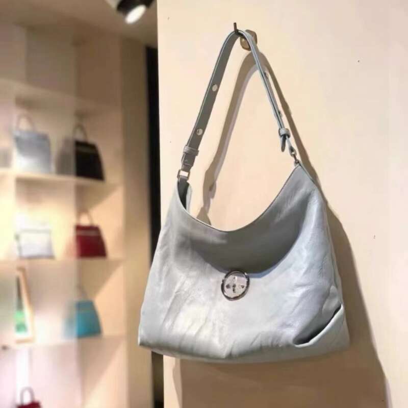 Borsa a tracolla diagonale con tracolla singola, grande capacità, senza pieghe di genere, con un tocco di alta qualità, da donna_voghion.com
