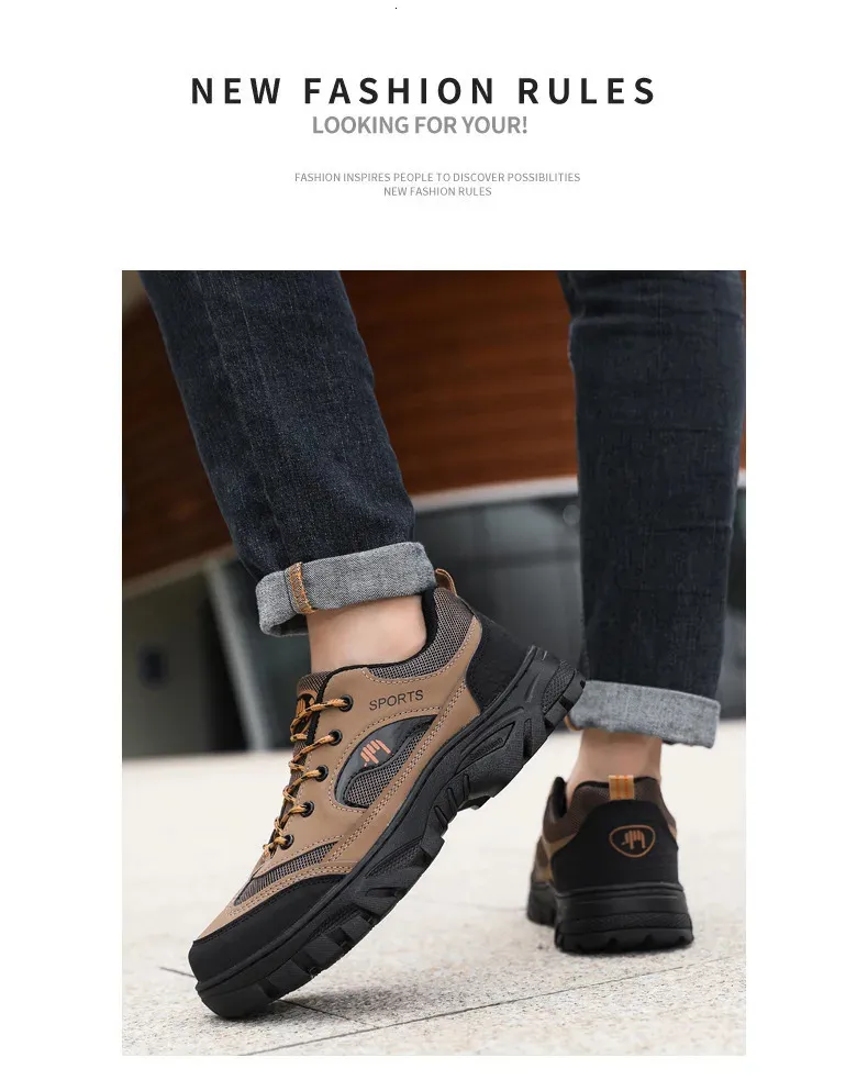 Oulylan Scarpe da trekking antiscivolo per uomo, da arrampicata, sportive, per il tempo libero, da corsa, da trekking, da ginnastica 240619_voghion.com