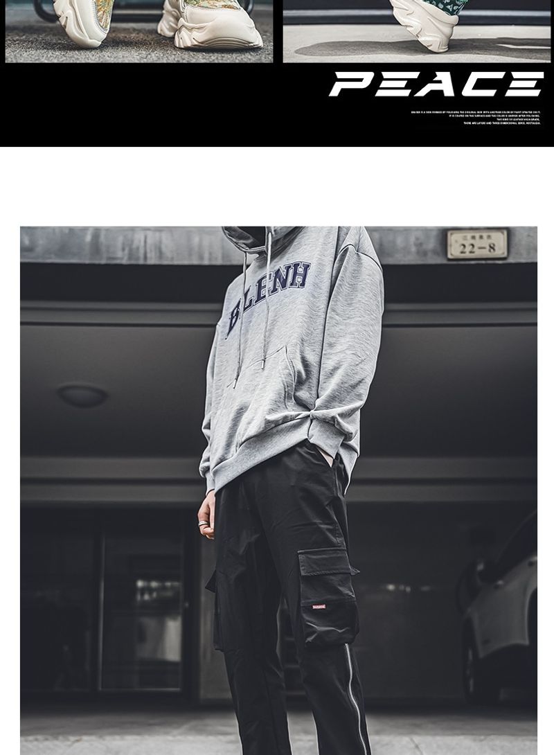 Dad's Männer Fréijoers nei déif geschnidden liicht Lafschong fir Jugendlecher a Studenten, modesch an trendy Casual Schong_voghion.com