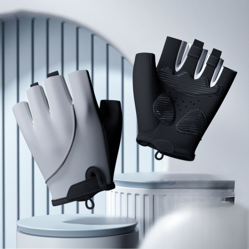 Professional Fitness Sports Men, Pull-Up Gloves, Anti-Callus Half-Finger Non-Slip Gloves For Women, Yoga, Cycling,