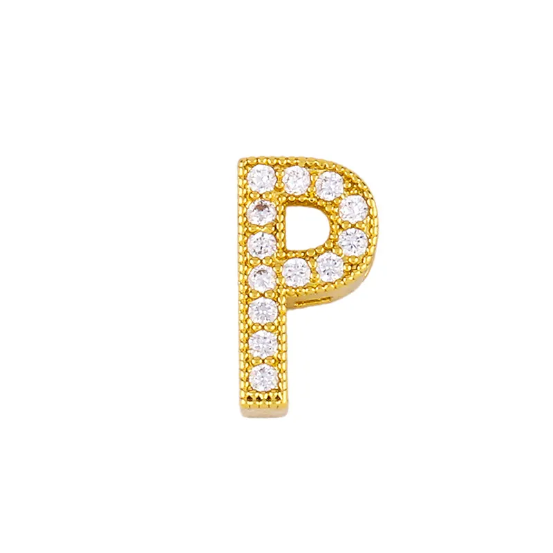 Initial Letter Necklace Pendant Gold Alphabet A To Z Personalised_voghion.com