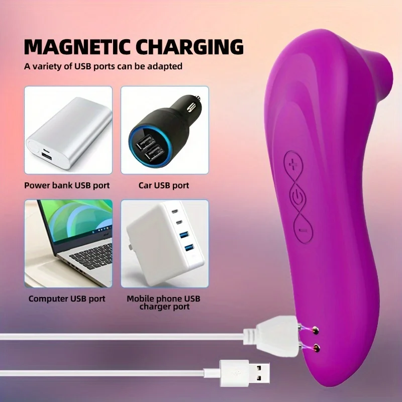 Sucking Vibrator Clitoral Stimulator With 12 Modes For Pleasure_voghion.com