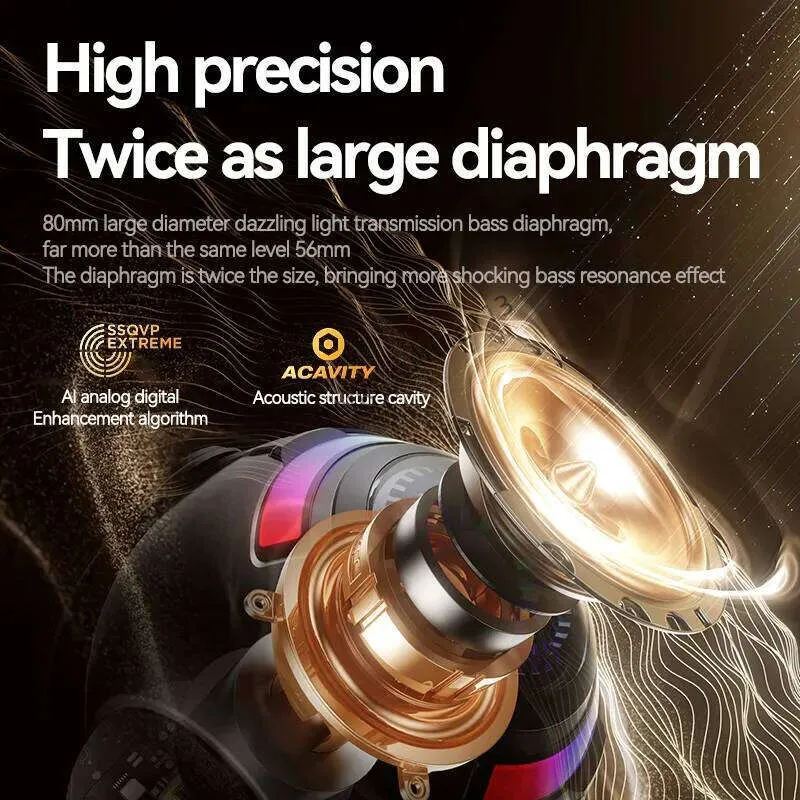 Multicolor RGB Disco-Style Karaoke Hine For Parties - Wireless Bluetooth Audio Speakers_voghion.com