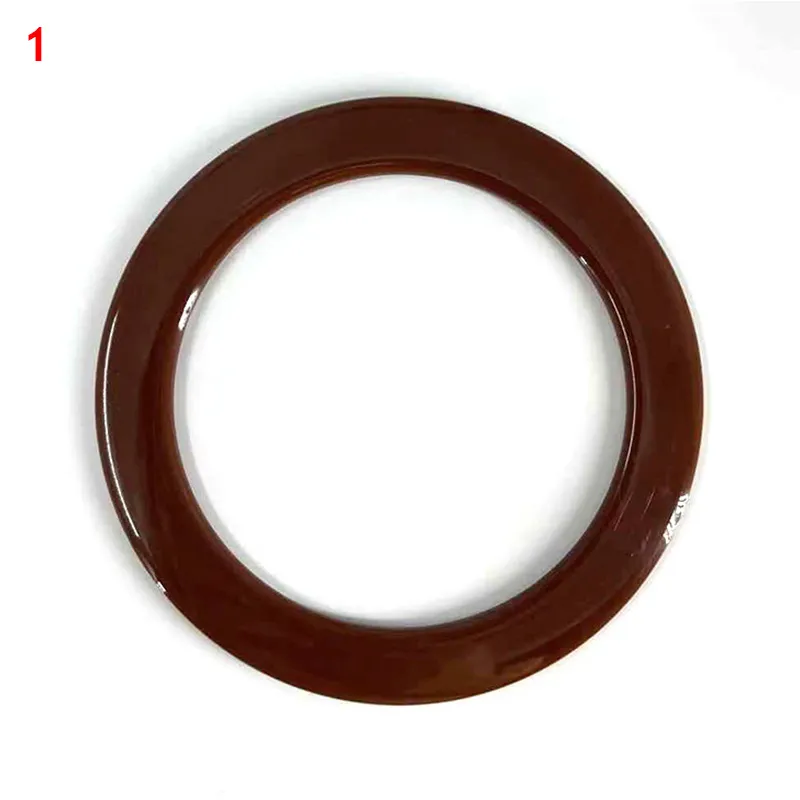 1PC D-Form Harzgriff für handgefertigte Handtaschen-Geldbörsenrahmen DIY Frauen gewebte Accessoires Mode-Taschengriffe_voghion.com