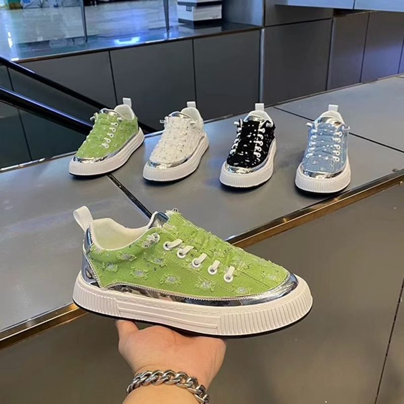 Zapatos para hombre, verano 2024, estampado coreano, versátiles, de marca de moda, transpirables y cómodos, informales, para tabla._voghion.com