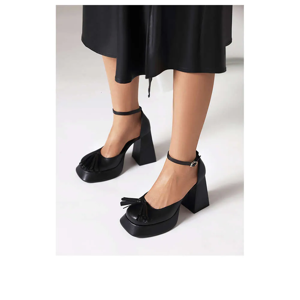 Gingham Gold glänzende Mikrofaser-Fransenschuhe mit hohen Absätzen für Damen mit atmungsaktivem Plateau mit ultrahohem, dickem Absatz_voghion.com