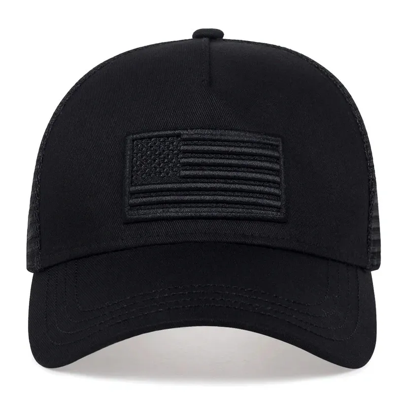 Ball USA Flag Mesh Baseball Cap Summer Breathable Hat Men Women Tactical Unisex Hip Hop Caps Outdoor Sport Trucker Hats_voghion.com