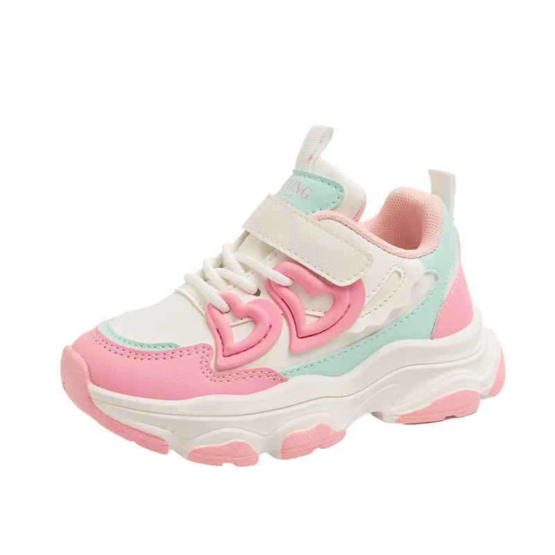 Barn Löpning för flickor Barn Småbarn Vår Höst Utomhus Sneakers Lila Rosa Littlesprouts Flickor Sportskor Storlekar_voghion.com