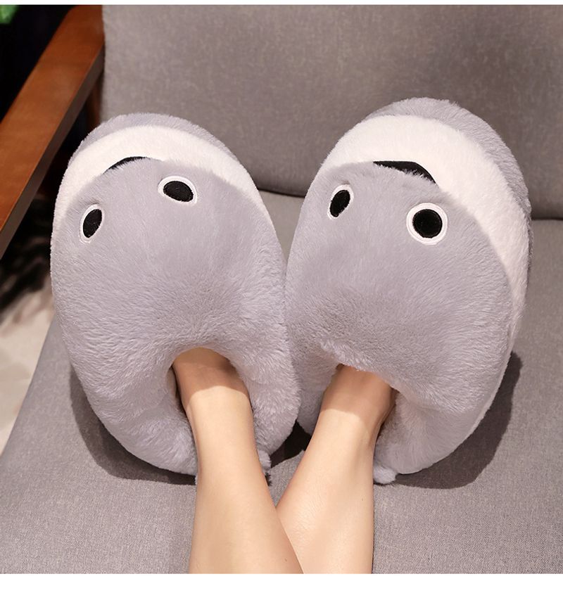 Autumn and winter turtle series shoes cartoon cute bag with home warm plush slippers cotton drag_voghion.com