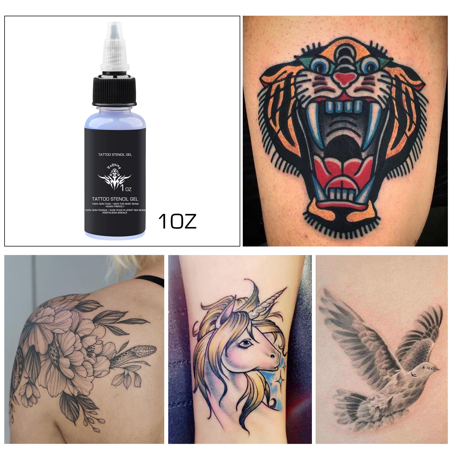 Komplettes Anfänger-Set mit Schneide- und Sprühwerkzeugen für die Tätowiermaschine_voghion.com