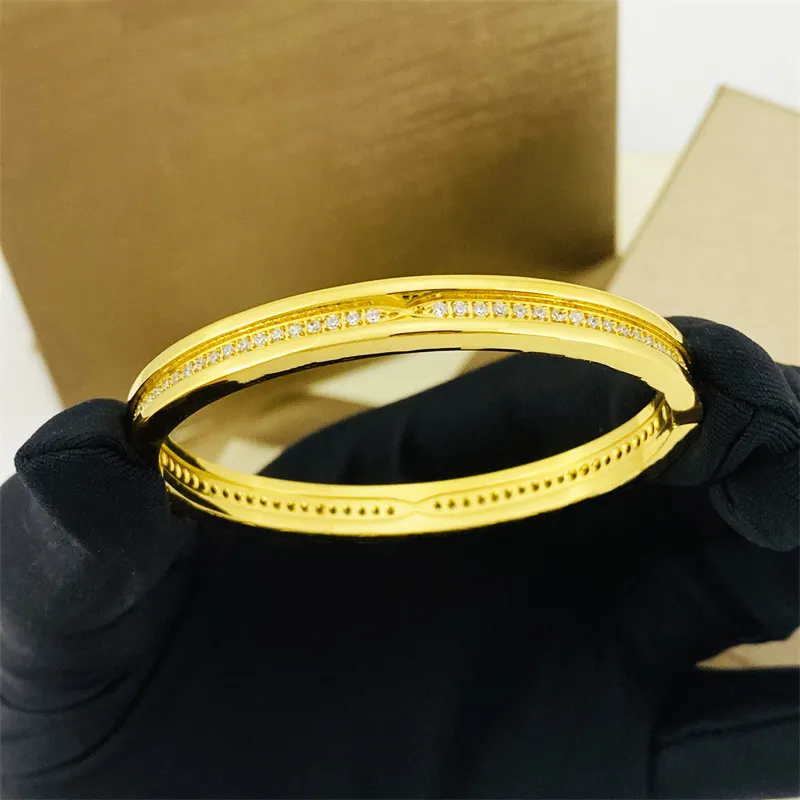 custom cuff dainty diamonds snake bracelets sliver bangle stainless steel wedding bracelet gold plated jewlery designer_voghion.com