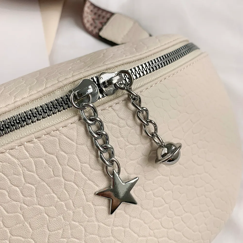 Fash Shoulder Elegant PU Leather Underarm Bag Casual Portable Simple Ethnic Style Straps Adjustable For Weekend_voghion.com