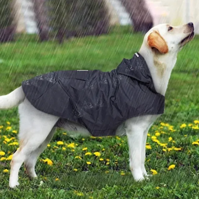 Dog Waterproof Clothing Small And Large Reflective Raincoats For Dogs, Hooded Jacket, Raincoat, Chihuahua Products, Pet By PawParty Store