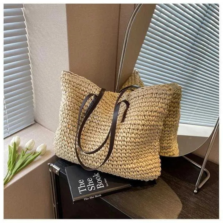 2023 Hot Sale Design Grass Womens Fashion Summer Leisure Large Capacity Shoulder Bag Y241123_voghion.com