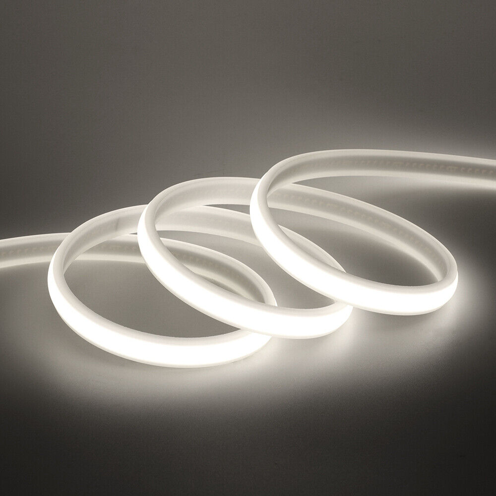 COB LED Neon Streifen Lichter 220V Flexible Band Seil Lampe Wasserdicht IP67 UK Stecker_voghion.com