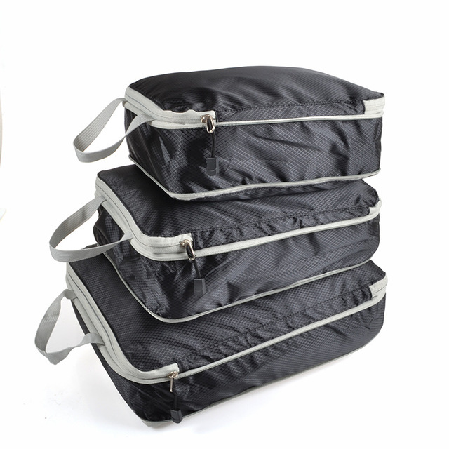Borsa da viaggio comprimibile Cubi da imballaggio pieghevoli Valigia da viaggio impermeabile Nylon portatile con borsa Organizer per bagagli_voghion.com