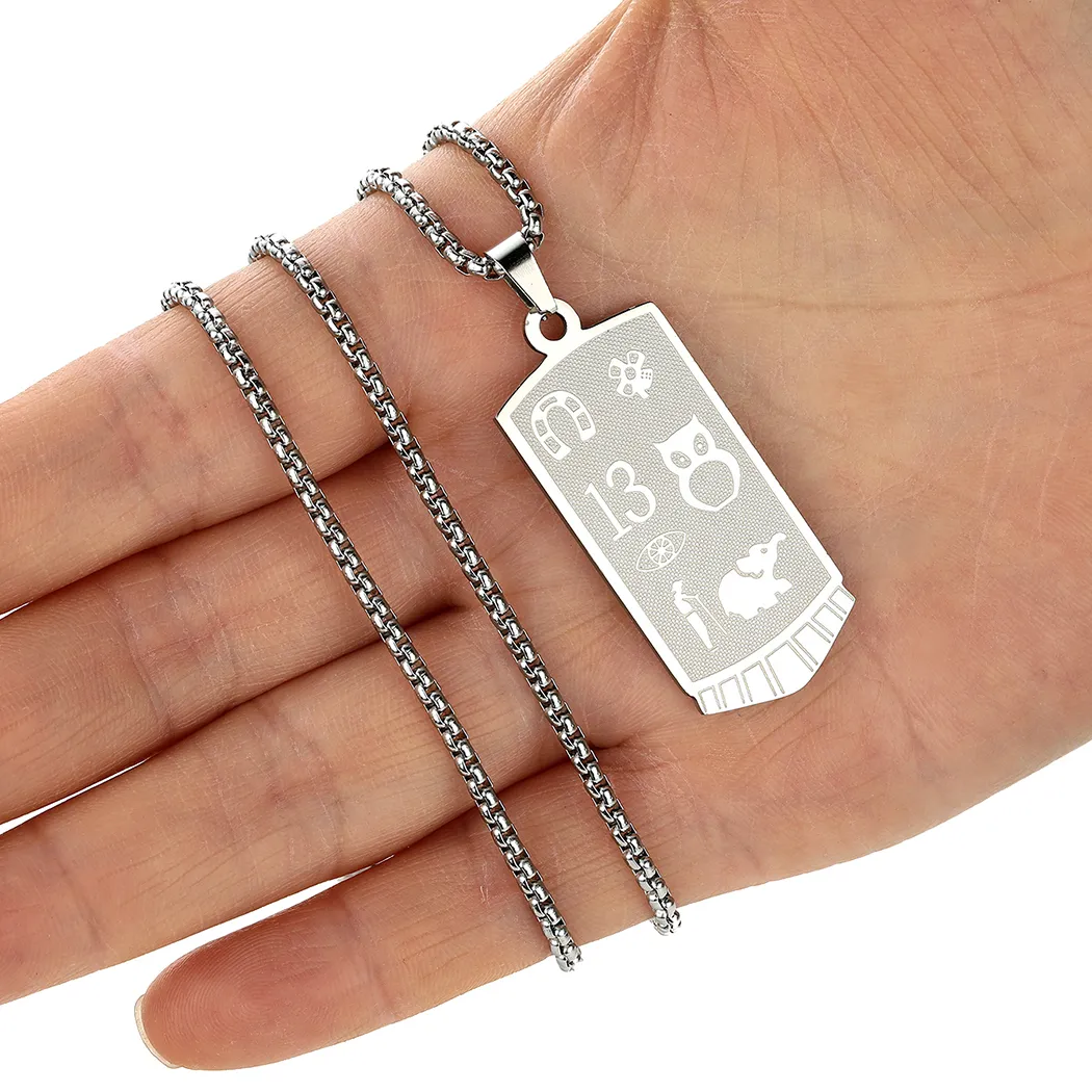 Collana con ciondolo per uomo e donna simbolo geometrico gioielli_voghion.com
