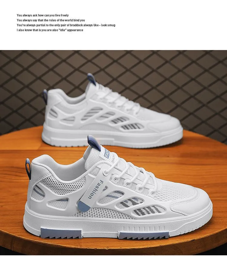 Breathable Mesh Running Shoes For Men Versatile Casual Sneakers_voghion.com