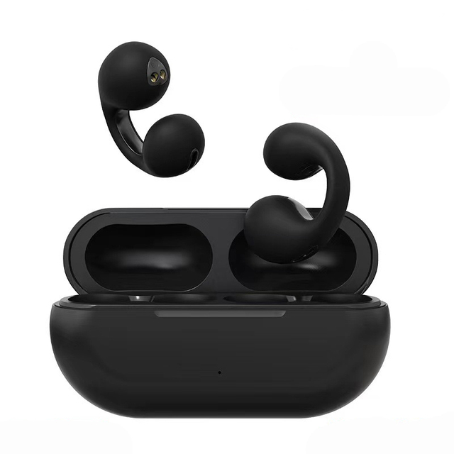 TWS bone conduction headset Bluetooth headset Sports headset waterproof, hi fi stereo microphone noise reduction_voghion.com
