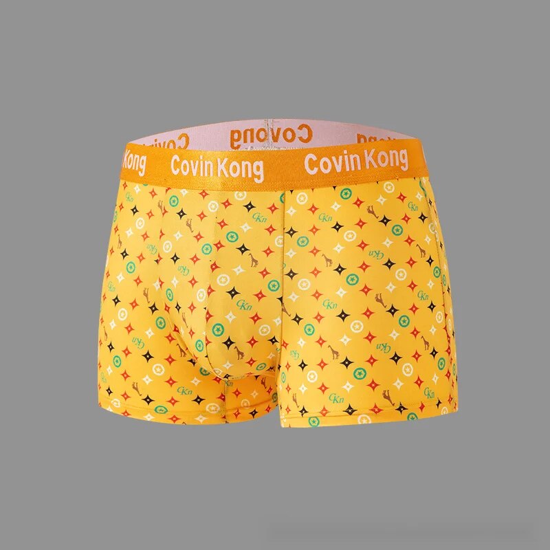 Pantaloni corti senza cuciture in seta ghiacciata da uomo New2024, comodi e con angoli piatti, confezione regalo_voghion.com