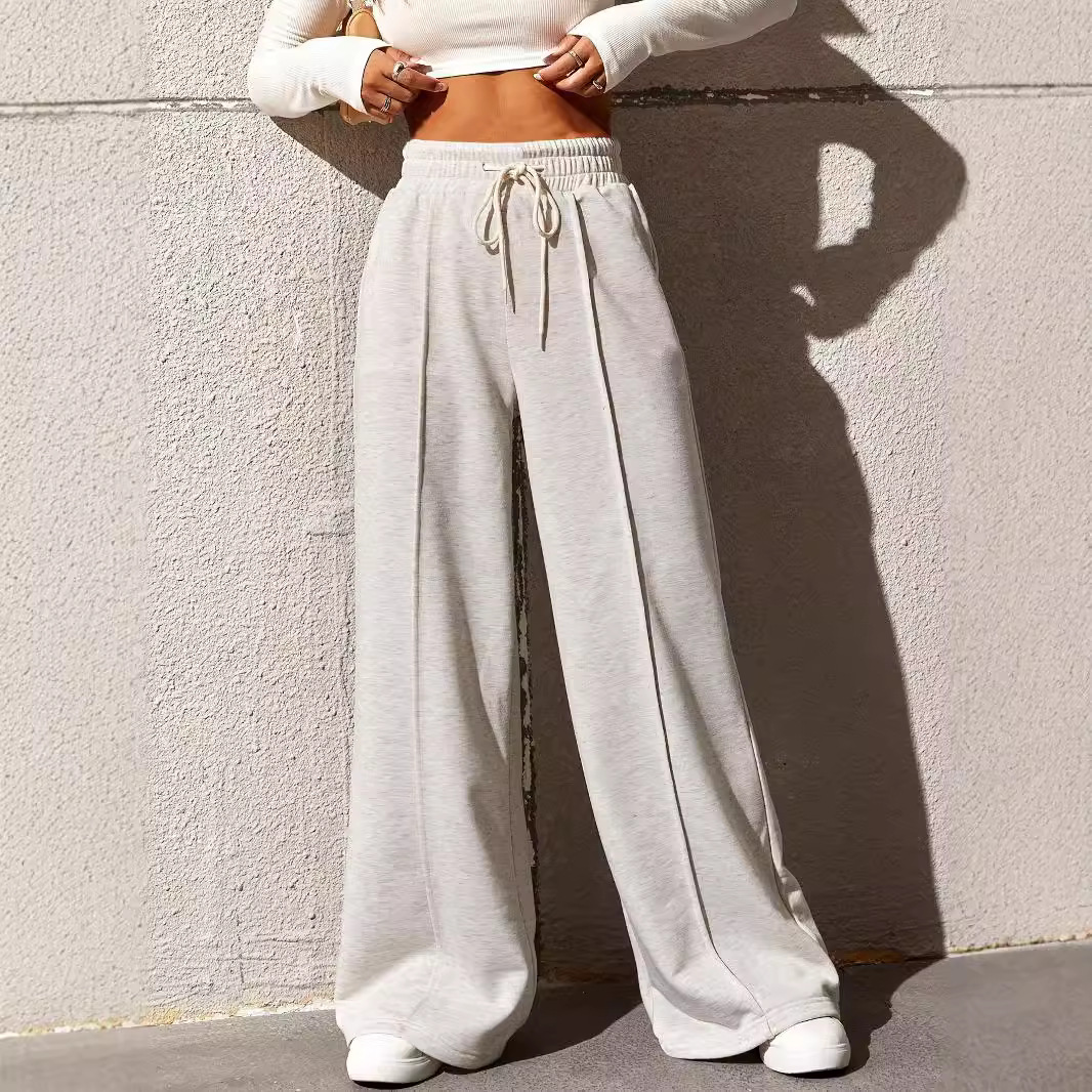 Women's Clothing women's casual sweatpants wide leg pants mopping pants