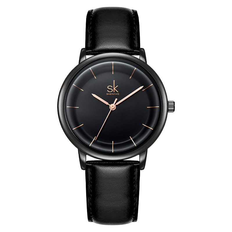 Reloj de mujer SK, reloj de mujer, reloj de moda informal resistente al agua, reloj de cuarzo simple para mujer, relojes de mujer al por mayor