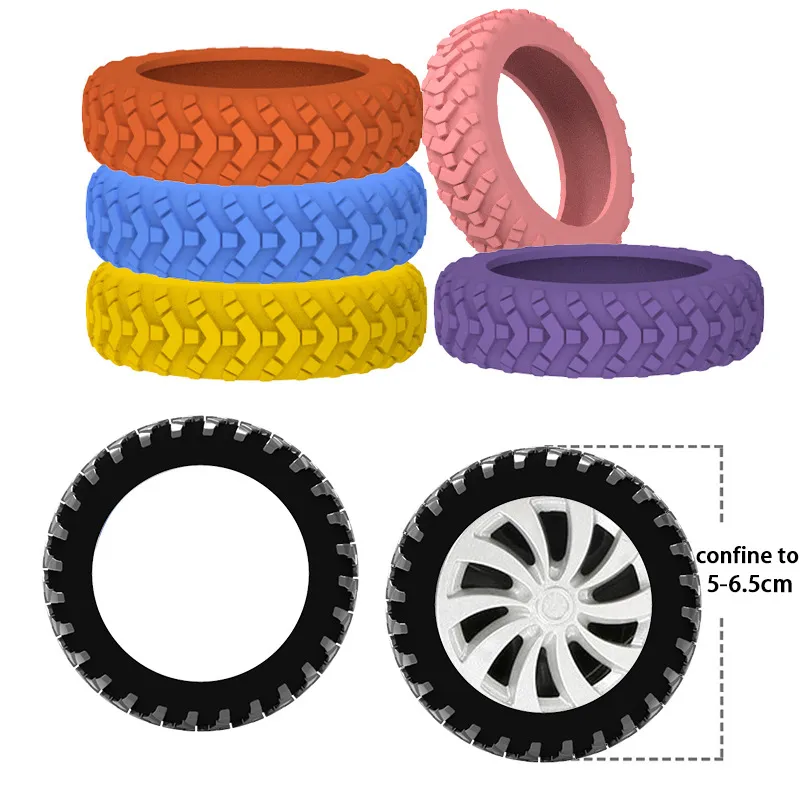 4PCS/Set Silicone Travel Lage Caster Shoes Reduce Wheel Wear Suitcase Parts Axles Trolley Box Casters Cover With Silent_voghion.com