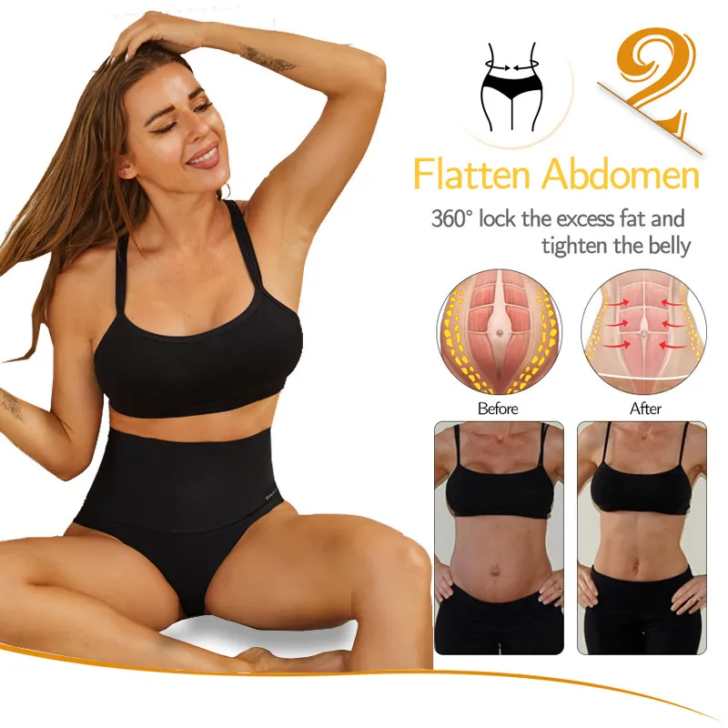 Shaper Women NEWWaist Sexy Seamless Shapewear Body Ice Silk Oddychające majtki modelujące brzuch Butt Lifter Fe 70% zniżki_voghion.com