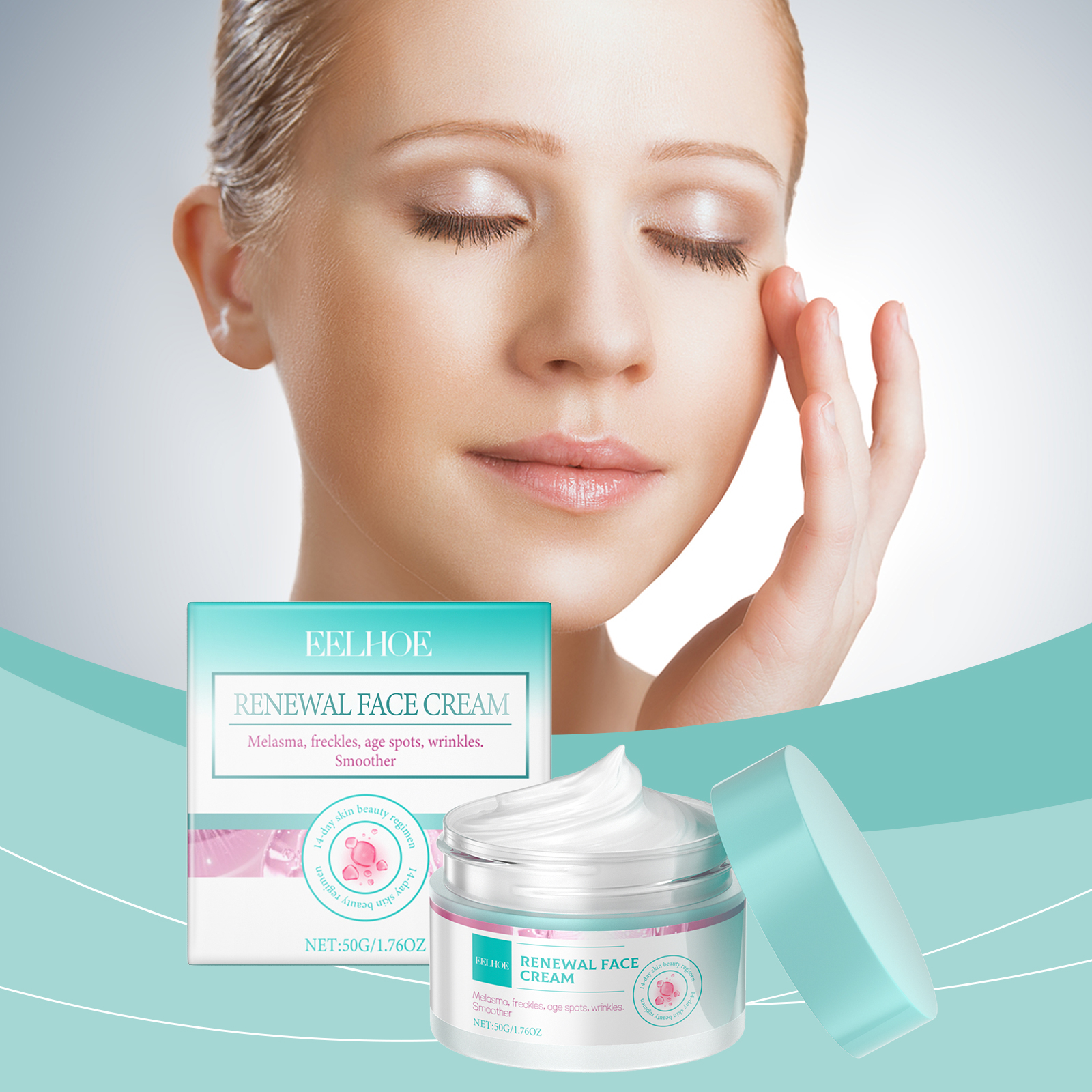 EELHOE Revitalizing And Nourishing Cream Tightens And Delicate Facial Skin, Moisturizes And Brightens And Smooth Skin_voghion.com