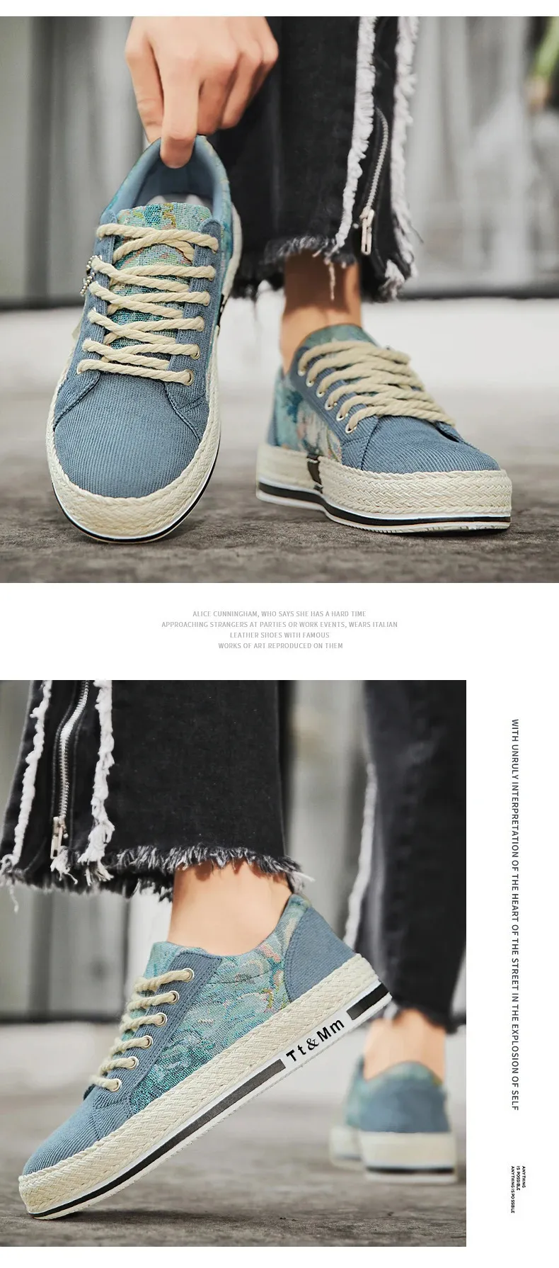 PARZIVAL Chaussures décontractées pour hommes, baskets confortables, chaussures plates de marche, chaussures de skate vulcanisées_voghion.com