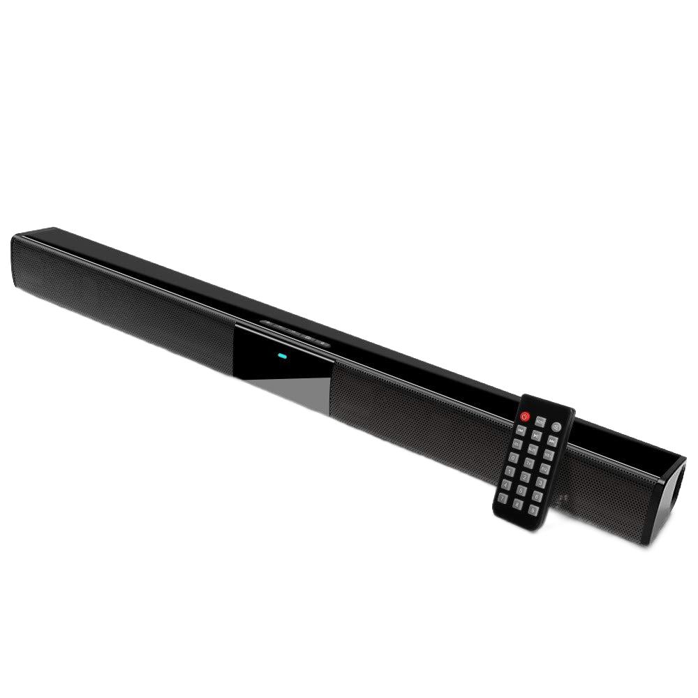 BS-28B Soundbar 22-Inch Speaker for TV Sound bar 2.0 Channel Wired Wireless Bluetooth with Built-in Subwoofers and Batteries_voghion.com