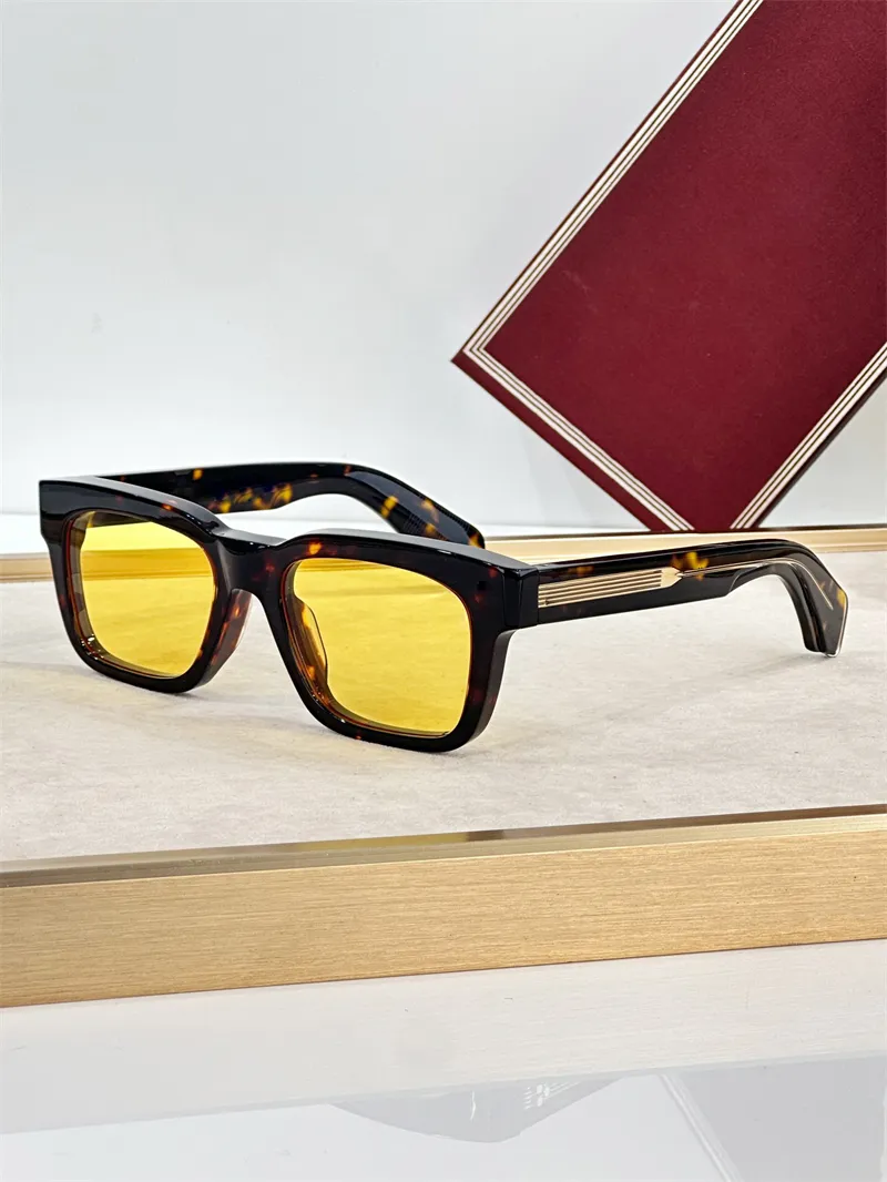Luxury Square Sunglasses Retro Designer Style Uv400 Protection_voghion.com