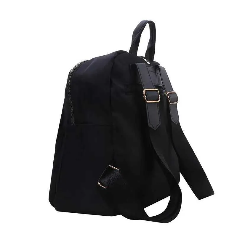Schwarzer Damen Rucksack Stylischer Rucksack Für Reise Schule_voghion.com