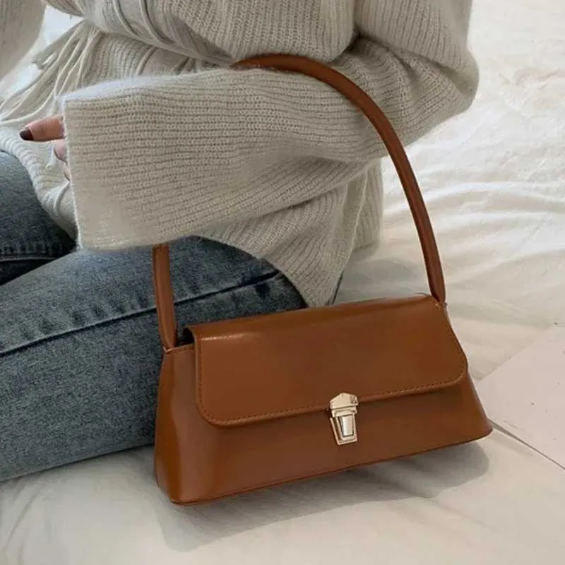Shoulder Bag Crossbody Bag And Handbag Set For Women Solid Colour_voghion.com