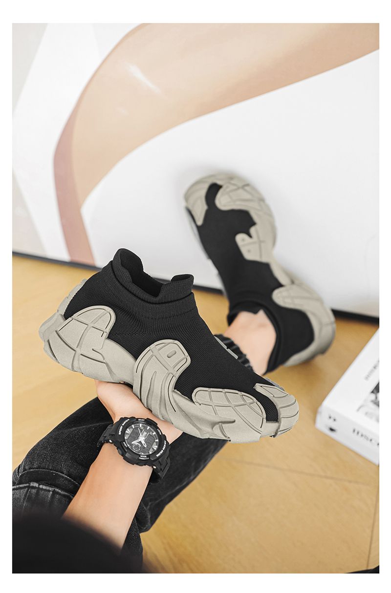 Atmungsaktive Herren-Socken-Joggingschuhe den Außenbereich, bequem, für Herren, Tennisschuhe, Slip-On, Größe 45_voghion.com