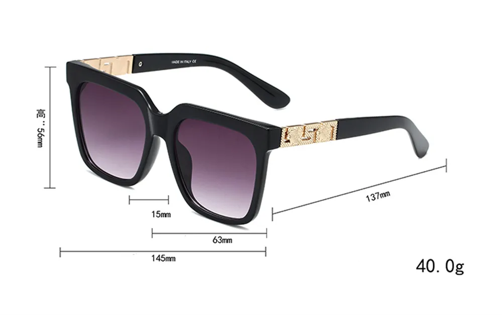 Designer Sonnenbrille Für Herren Mit Uv Schutz Und Uv Filter_voghion.com