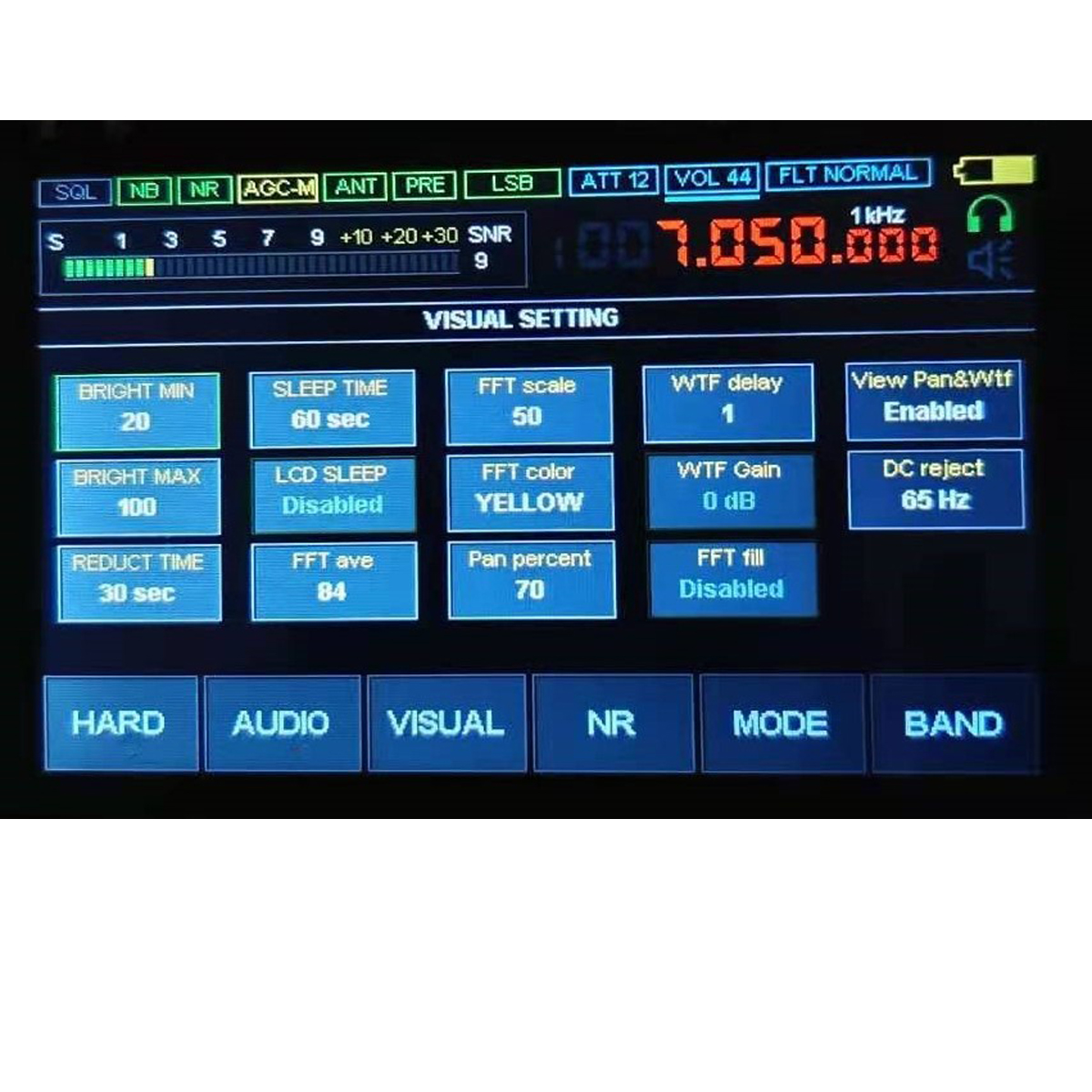 V1.10a 50KHz-2GHz Ενημέρωση Firmware Malahit DSP Δέκτης Μαλαχίτη Ραδιόφωνο SDR Θωράκιση LCD 3.5" Θωράκιση PCB 4 στρώσεων Αποκωδικοποίηση CW_voghion.com