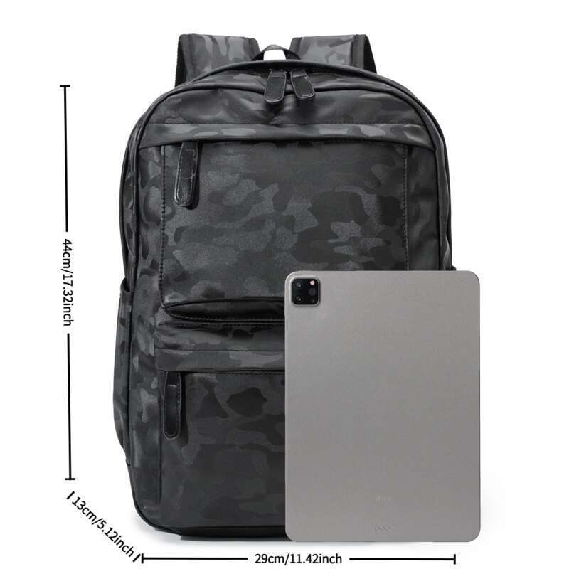 Camouflage-Outdoor-Rucksack für Herren – wasserdichte 10-Zoll-Laptoptasche, robuster Unisex-Tagesrucksack im Street-Style für Uni und Reisen_voghion.com