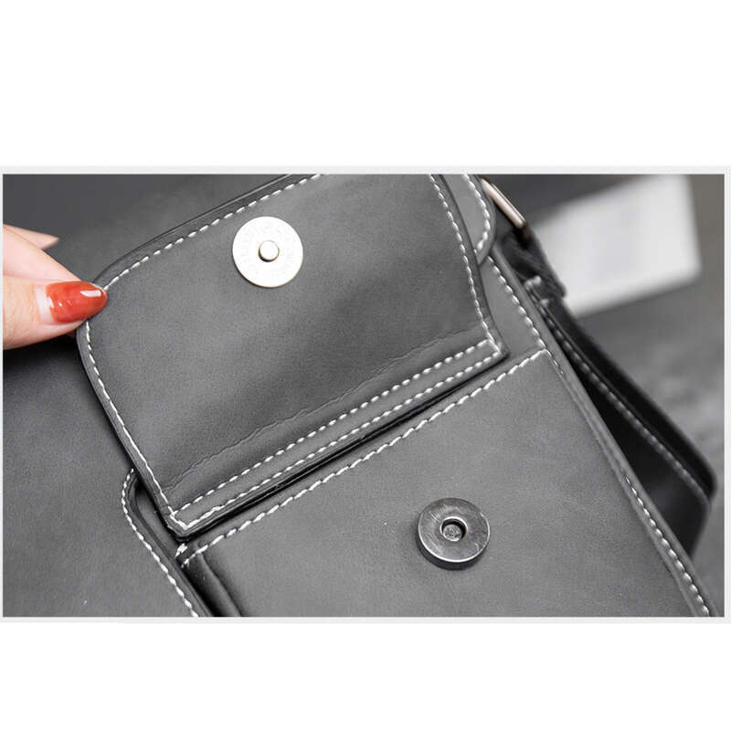 New Frosted Leather Multi-pocket Business Men's Small Bag, Casual_voghion.com